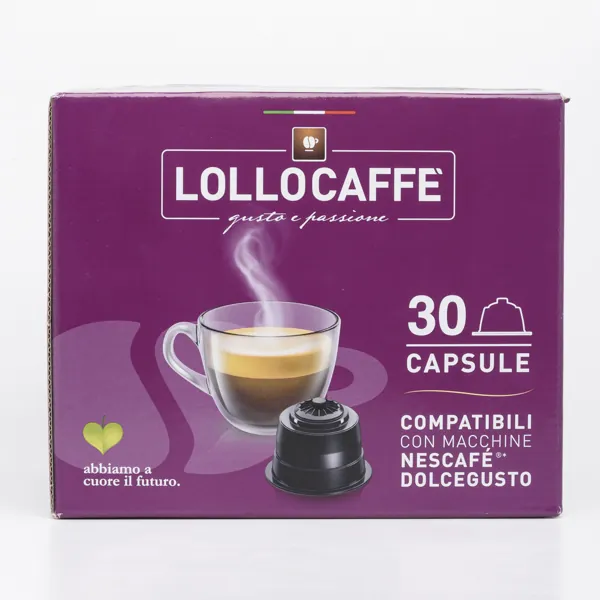 Lollo Caffe Argento Dolce Gusto kompatibilis (30 kapszula)